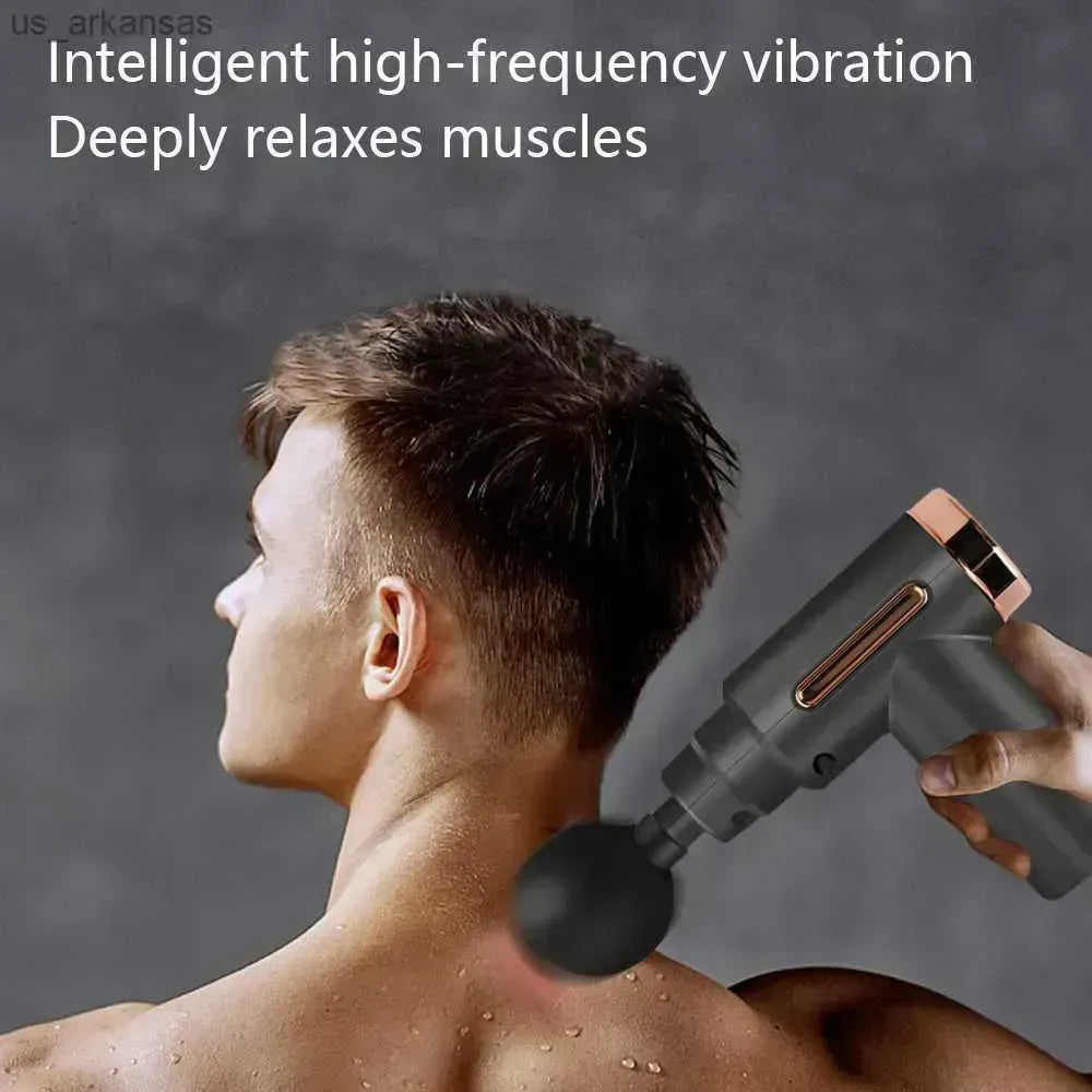 Muscle Massager with 4 Interchangeable Heads