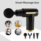 Portable Muscle Massager with 4 Interchangeable Heads & LCD Display