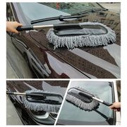 Premium Microfiber Car Duster with Detachable & Extendable Long Handle