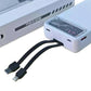 66W 20,000mAh Fast Charging Power Bank with Built-in Cables & LED Display