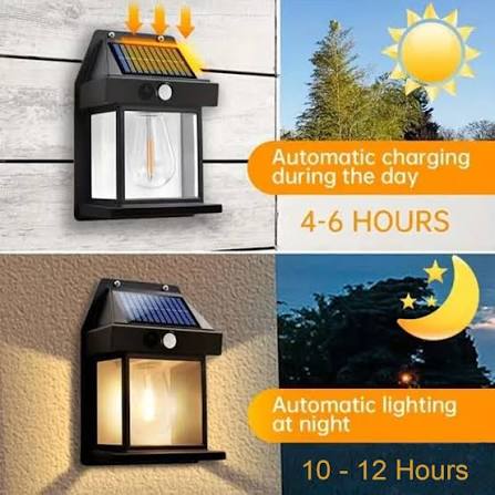Premium Waterproof Solar Motion Sensor Outdoor Wall Light