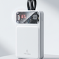 66W 20,000mAh Fast Charging Power Bank with Built-in Cables & LED Display