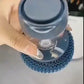 Soap-Dispensing Scrubber with Non-Scratch Mesh Head